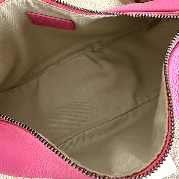 BY FAR Cush Hot Pink Leather Shoulder Bag - Picture 15 of 15